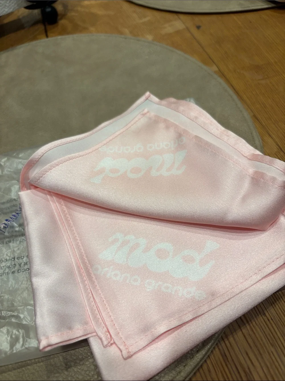MOD by Ariana Grande Light Pink Bandana Scarf